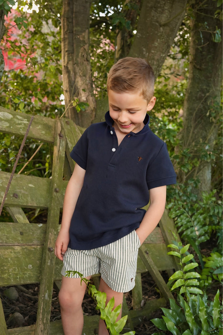 Steven Shorts - Green / Oat