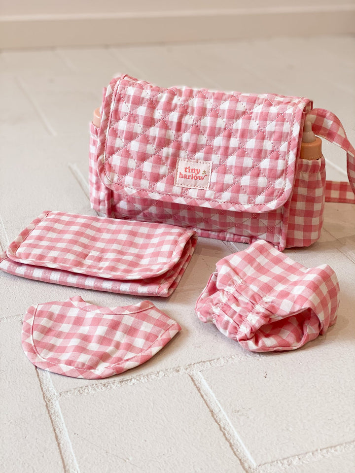 Tiny Harlow nappy bag available from www.thecollectivenz.com