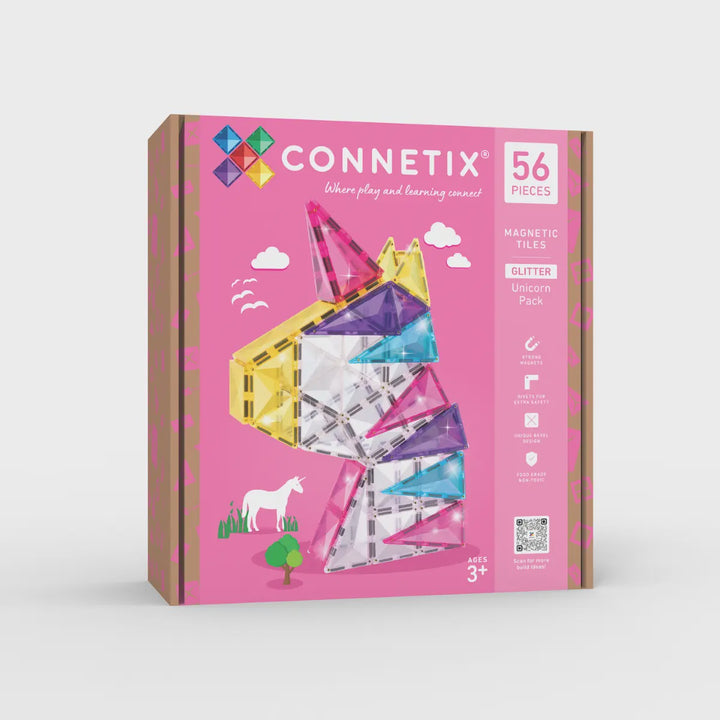 Connetix Glitter Unicorn Pack 56 pc