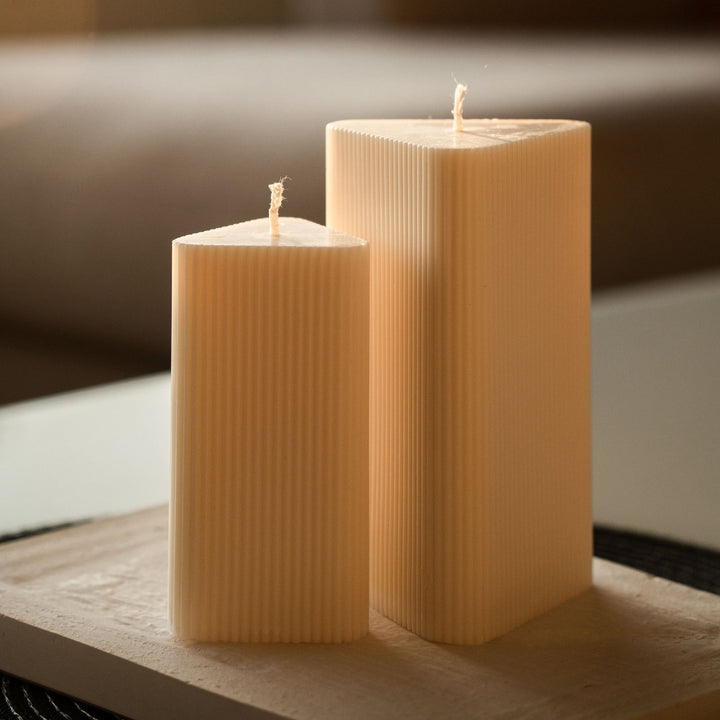 Blow my wick helix pillar candle available from www.thecollectivenz.com