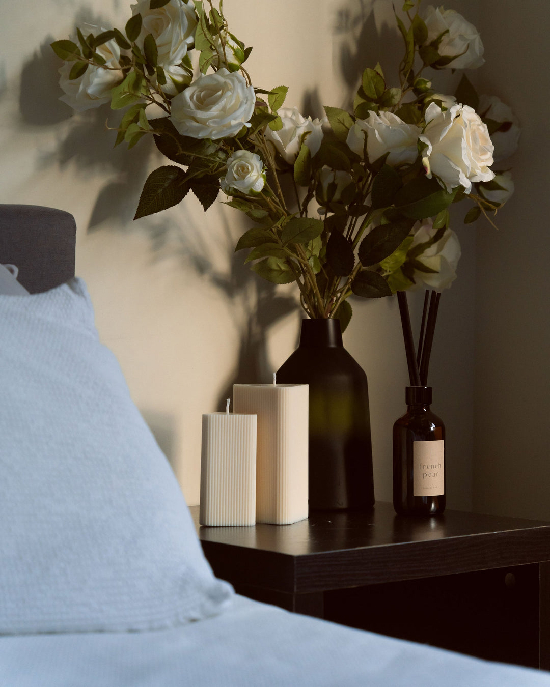 Helix Pillar candle - Sandalwood / Tall