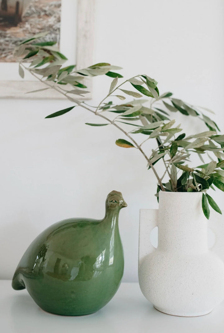 Ivory House ceramic Guinea Fowl available from www.thecollectivenz.com