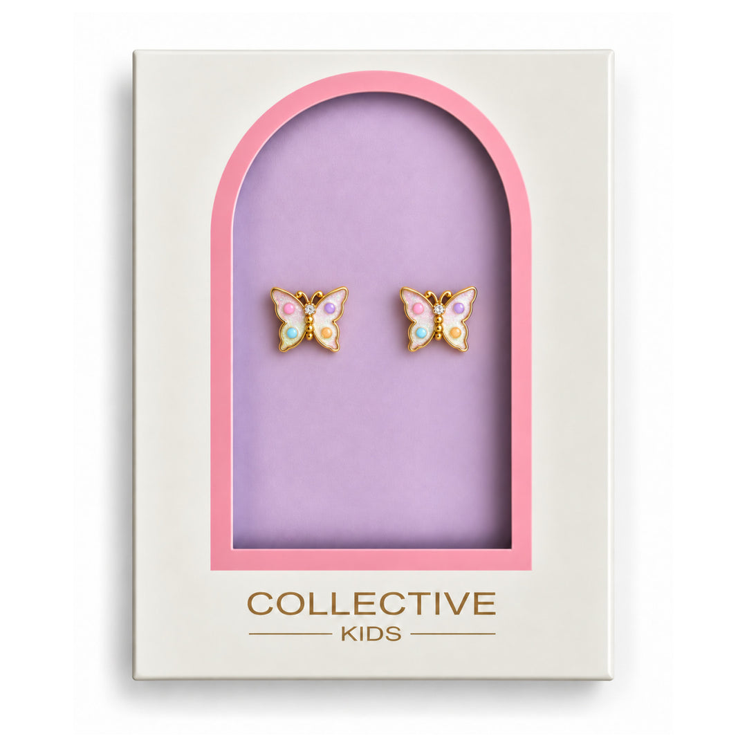 Multi Butterfly Kids Studs| Collective Kids