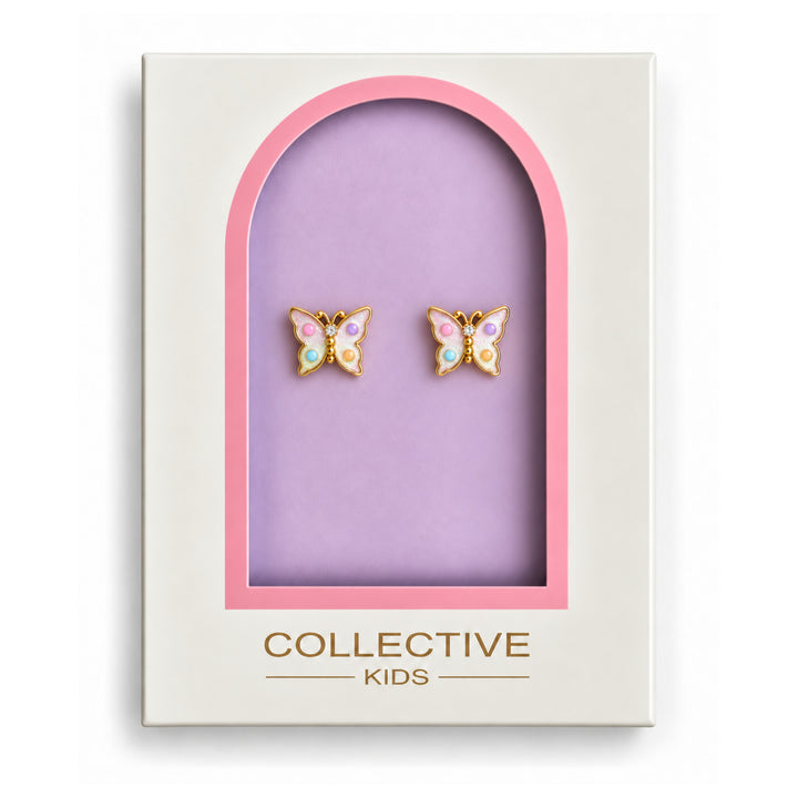 Multi Butterfly Kids Studs| Collective Kids