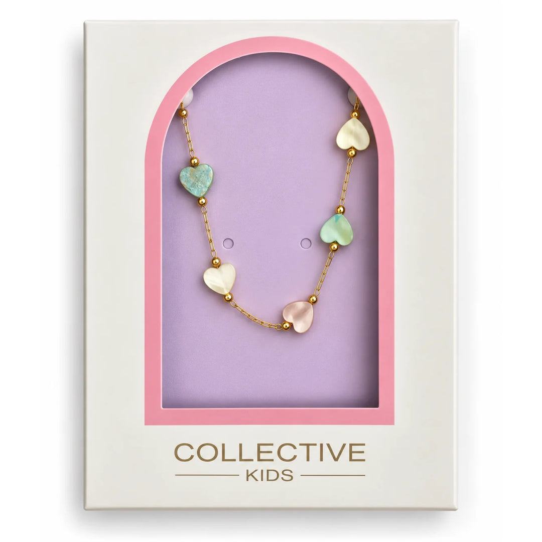 Pastel Hearts Kids Necklace | Collective Kids