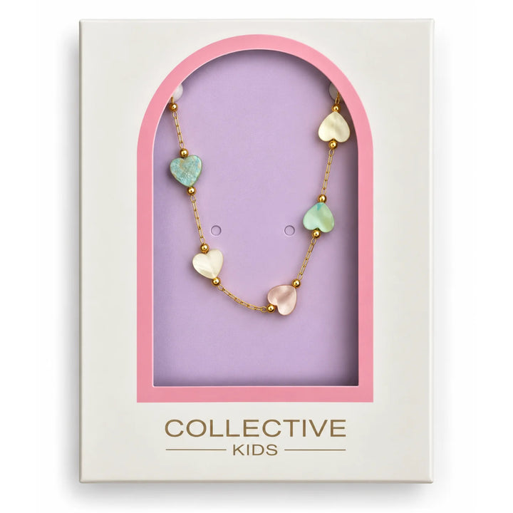Pastel Hearts Kids Necklace | Collective Kids