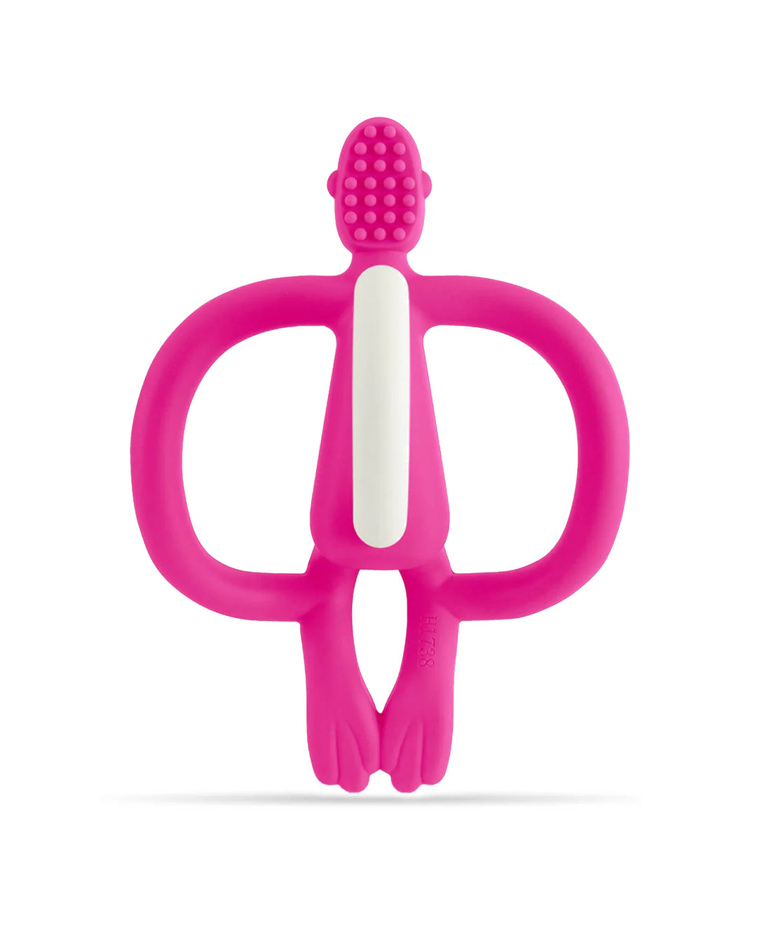 Monkey Teething Toy and Gel Applicator - Pink