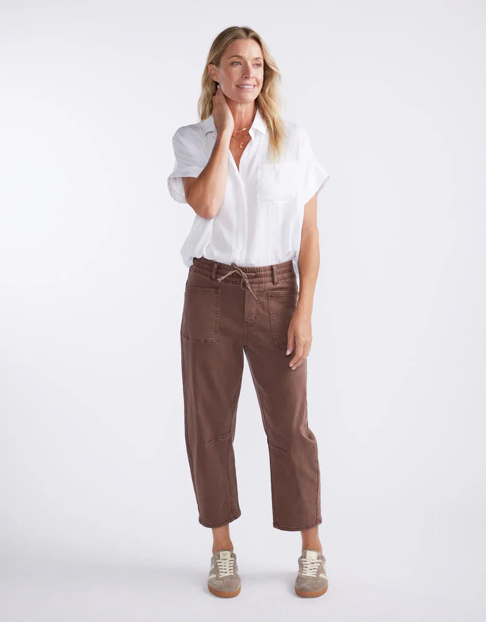 Leo Barrel Jeans - Chocolate