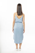 Loyal Midi Slip Dress - Blue (BL2598-11)