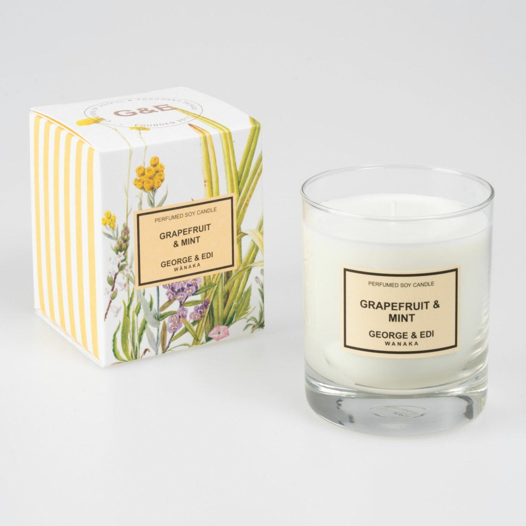George and edi grapefruit and mint candle available from www.thecollectivenz.com