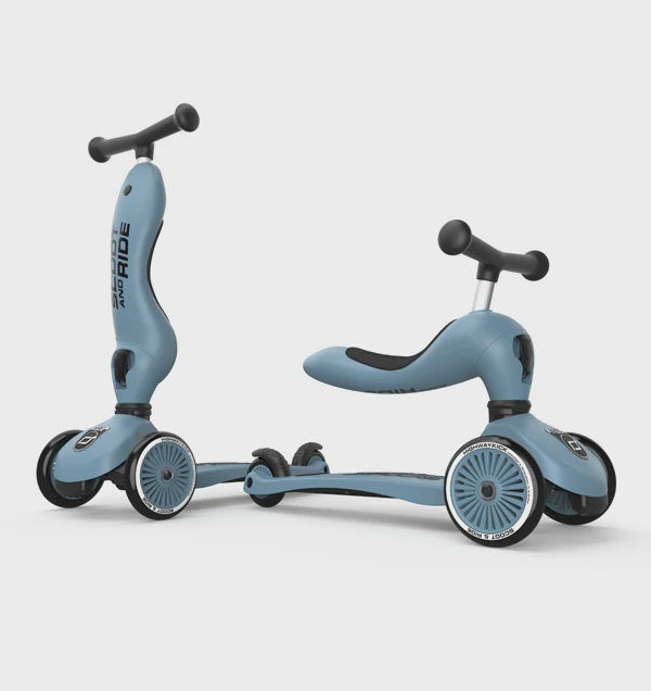 Scoot & Ride Highwaykick 1 | 2 in 1 design | Steel