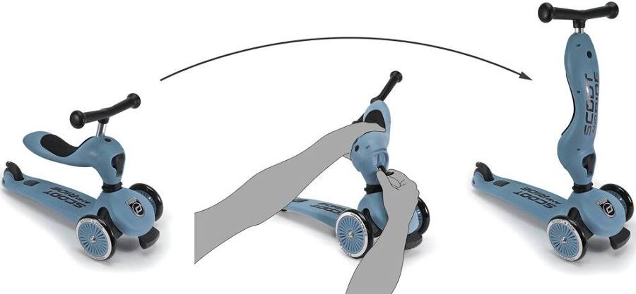 Scoot & Ride Highwaykick 1 | 2 in 1 design | Steel