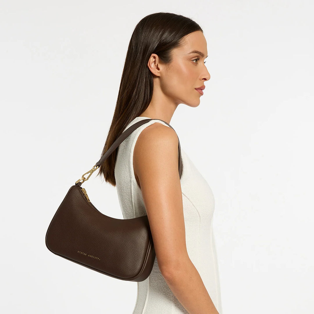 Status Anxiety Look Both Ways - Cocoa/brushed gold