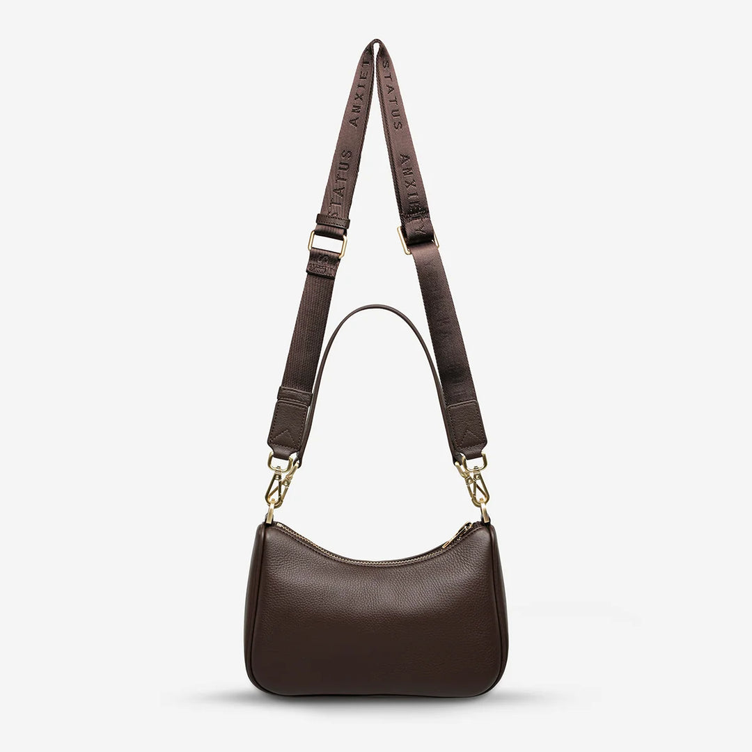 Status Anxiety Look Both Ways - Cocoa/brushed gold
