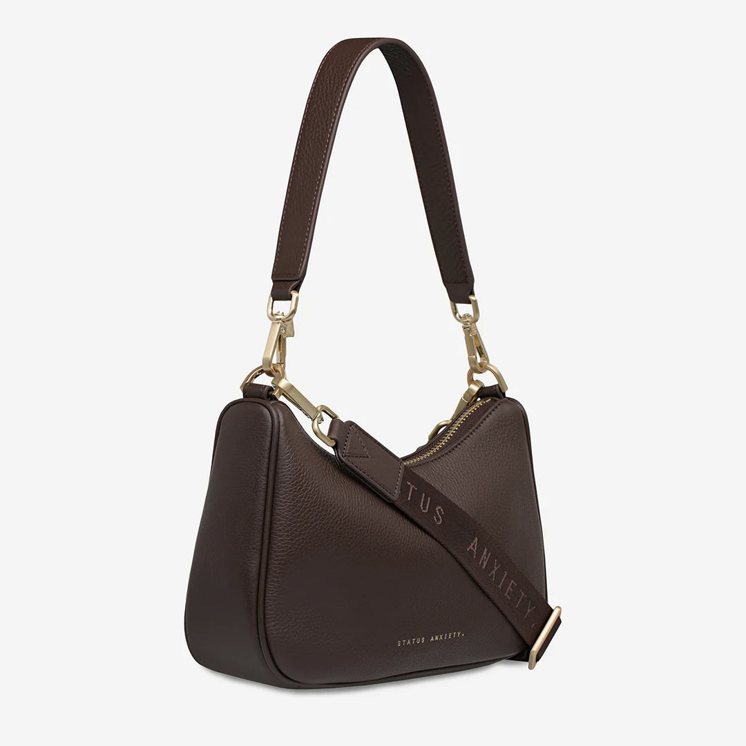 Status Anxiety Look Both Ways - Cocoa/brushed gold