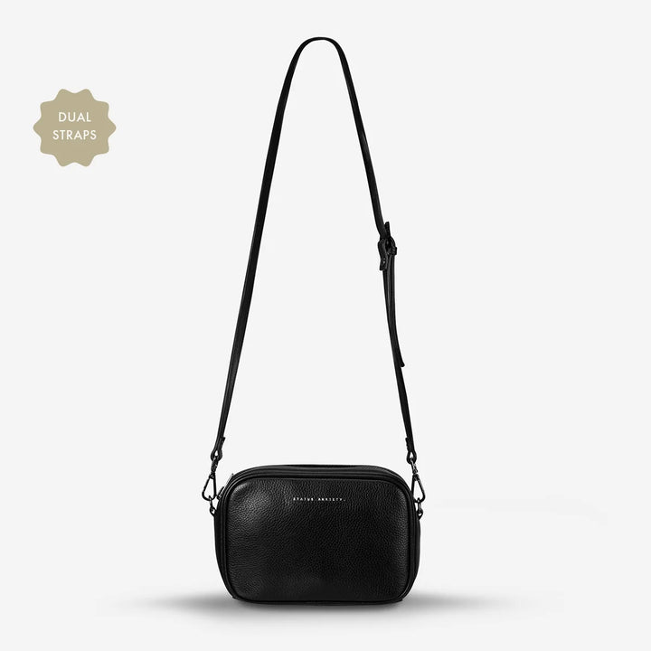 Status Anxiety Black Plunder Bag With Dual Straps