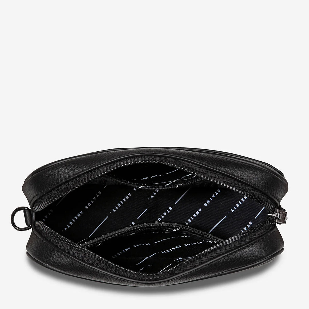 Status Anxiety Black Plunder Bag With Dual Straps