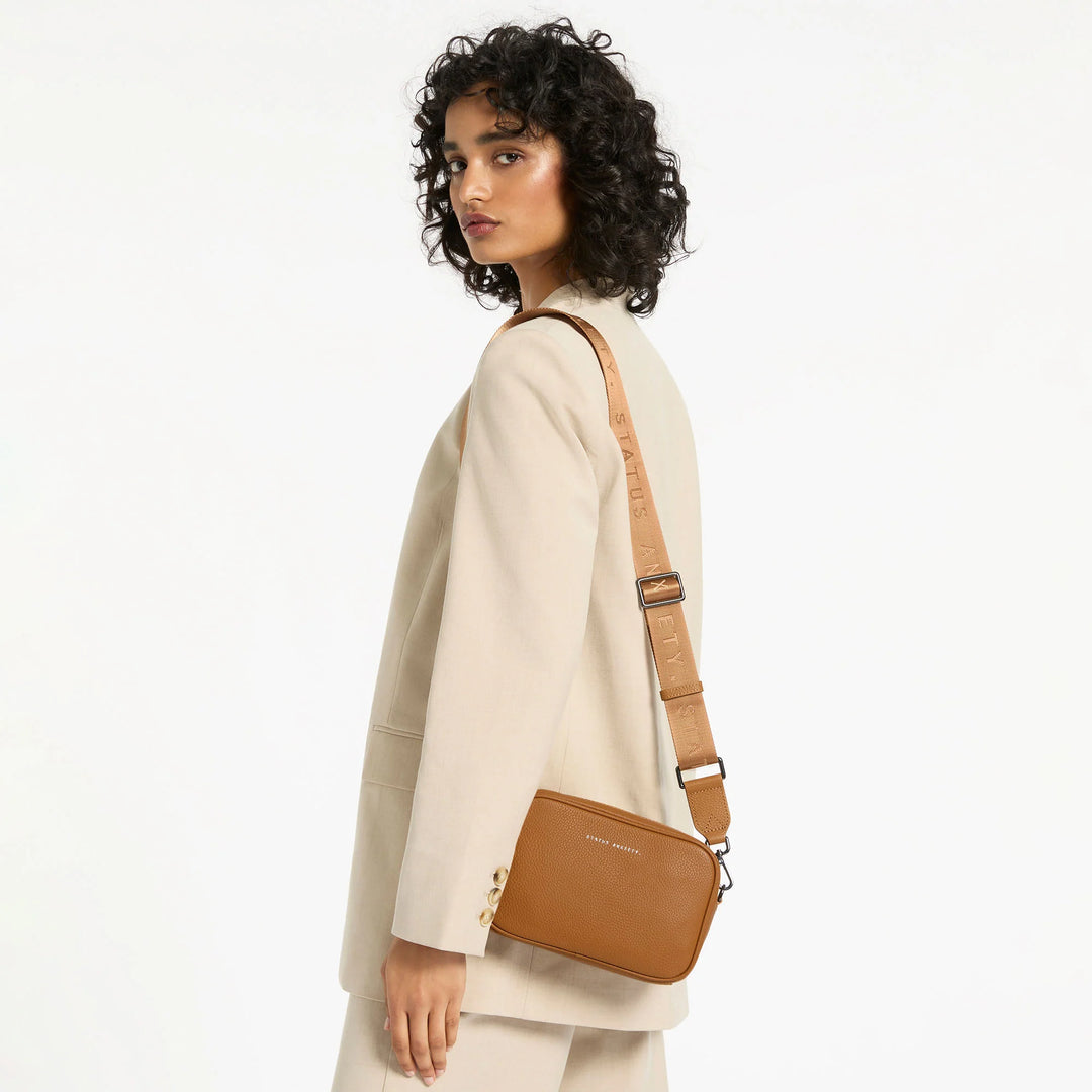 Status Anxiety Camel Plunder Bag With Dual Straps