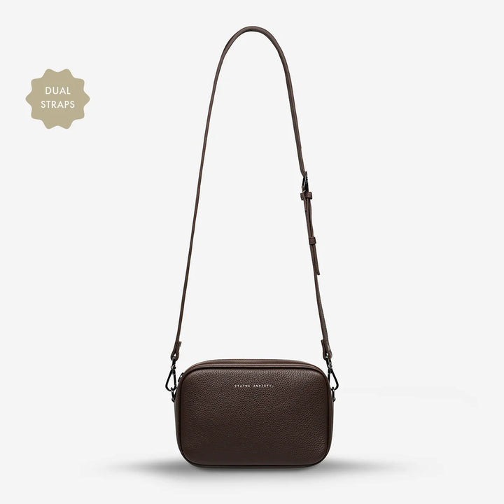 Status Anxiety Cocoa Plunder Bag With Dual Straps