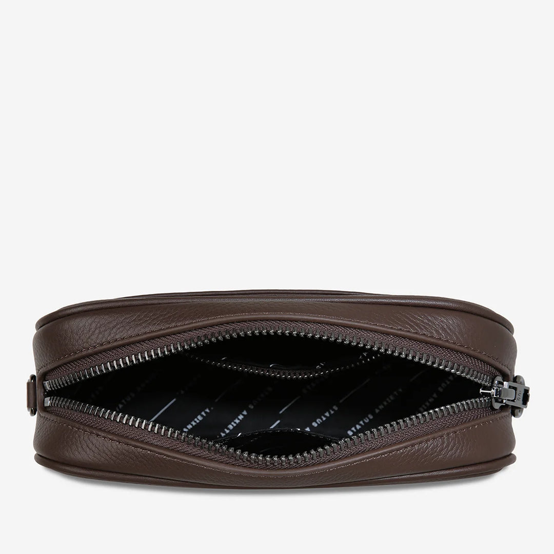 Status Anxiety Cocoa Plunder Bag With Dual Straps