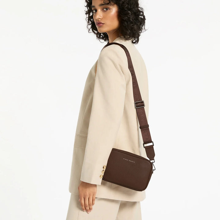 Status Anxiety Cocoa Plunder Bag With Dual Straps