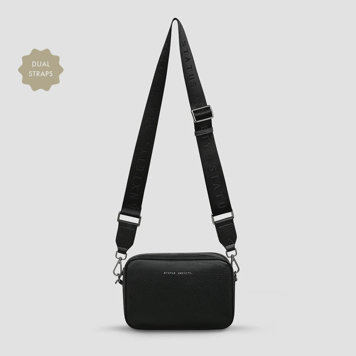 Status Anxiety Black Plunder Bag With Dual Straps