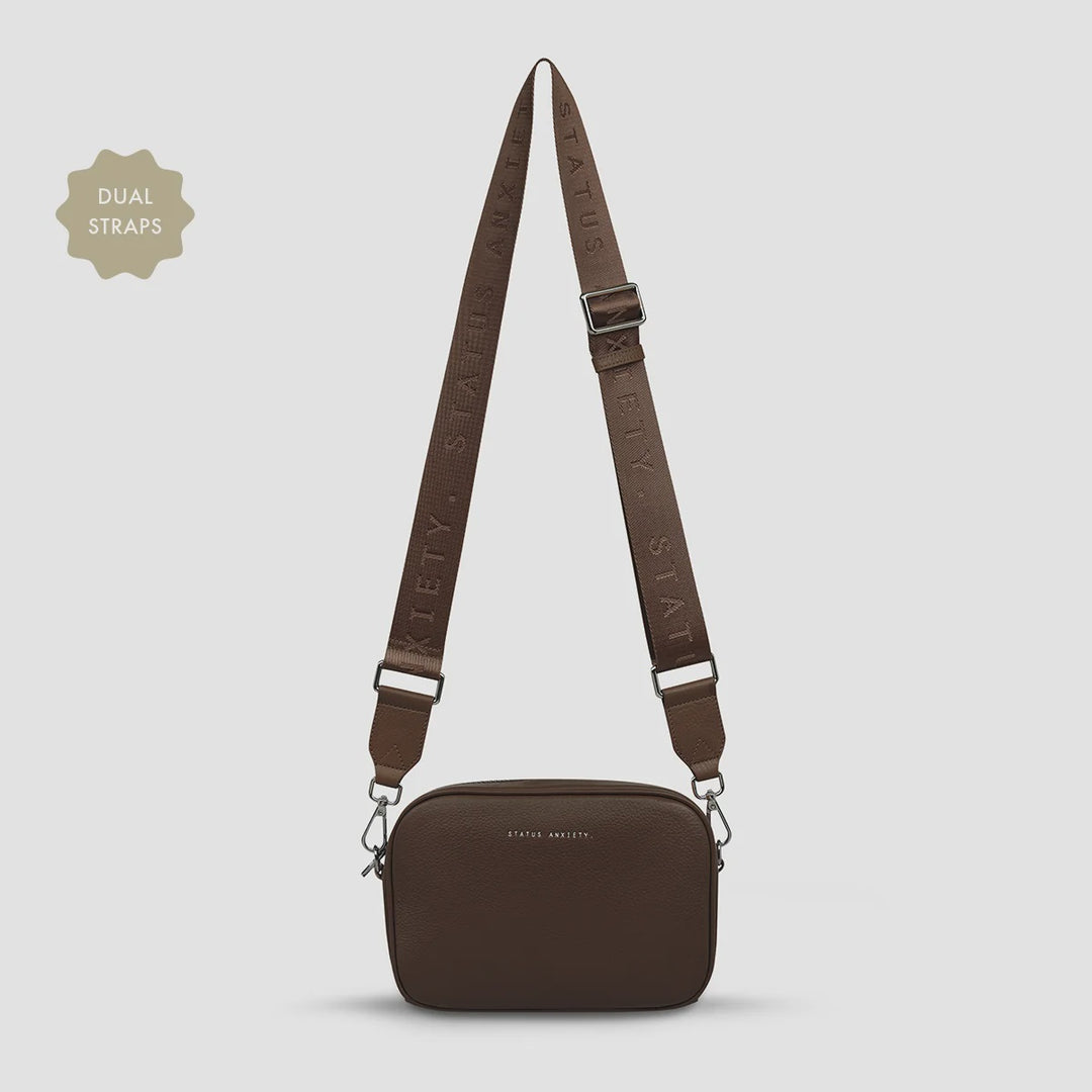 Status Anxiety Cocoa Plunder Bag With Dual Straps