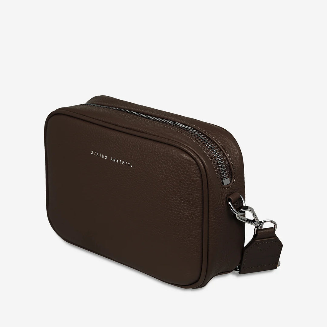 Status Anxiety Cocoa Plunder Bag With Dual Straps