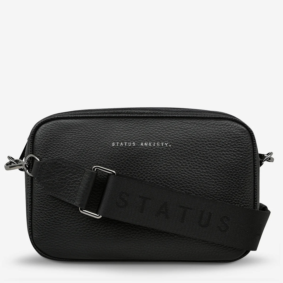 Status Anxiety Black Plunder Bag With Dual Straps