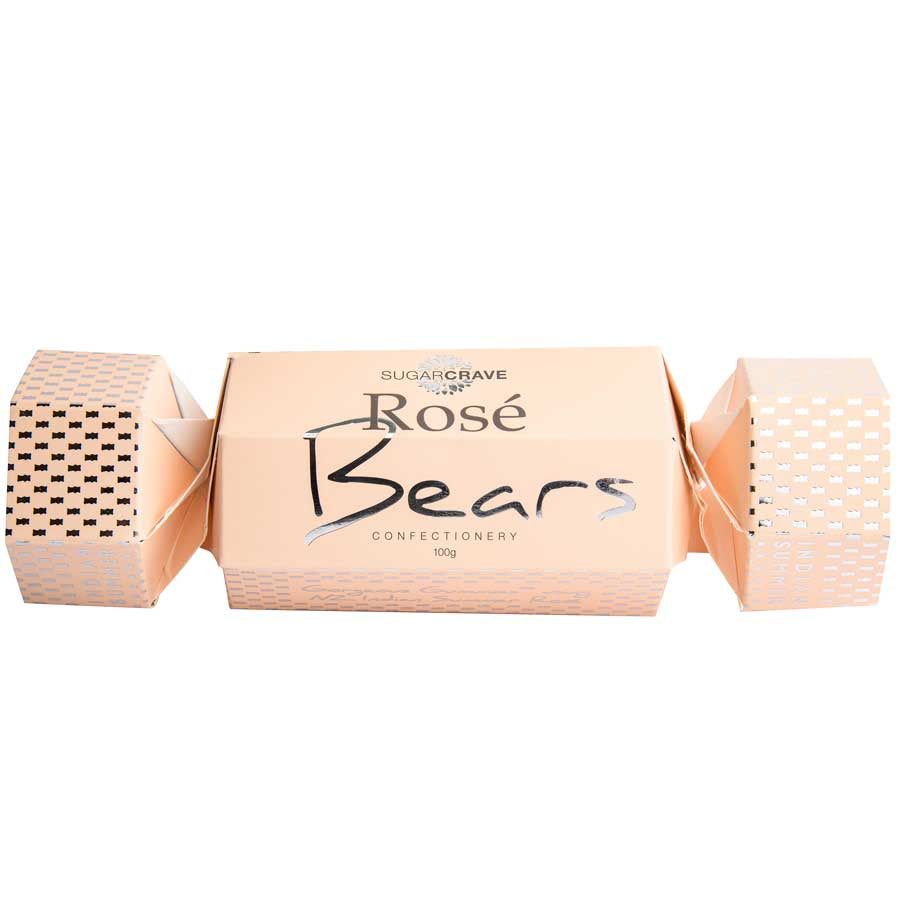 Rose Bears Pink Cracker