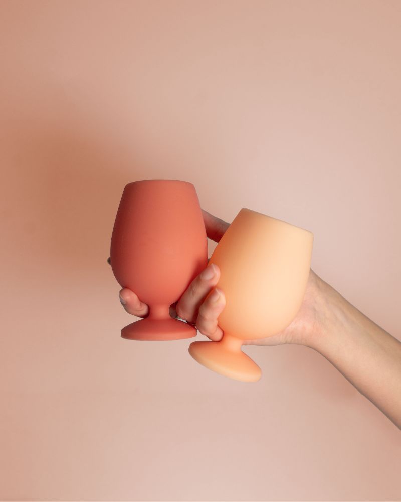 Porter green unbreakable wine glasses available from www.thecollectivenz.com