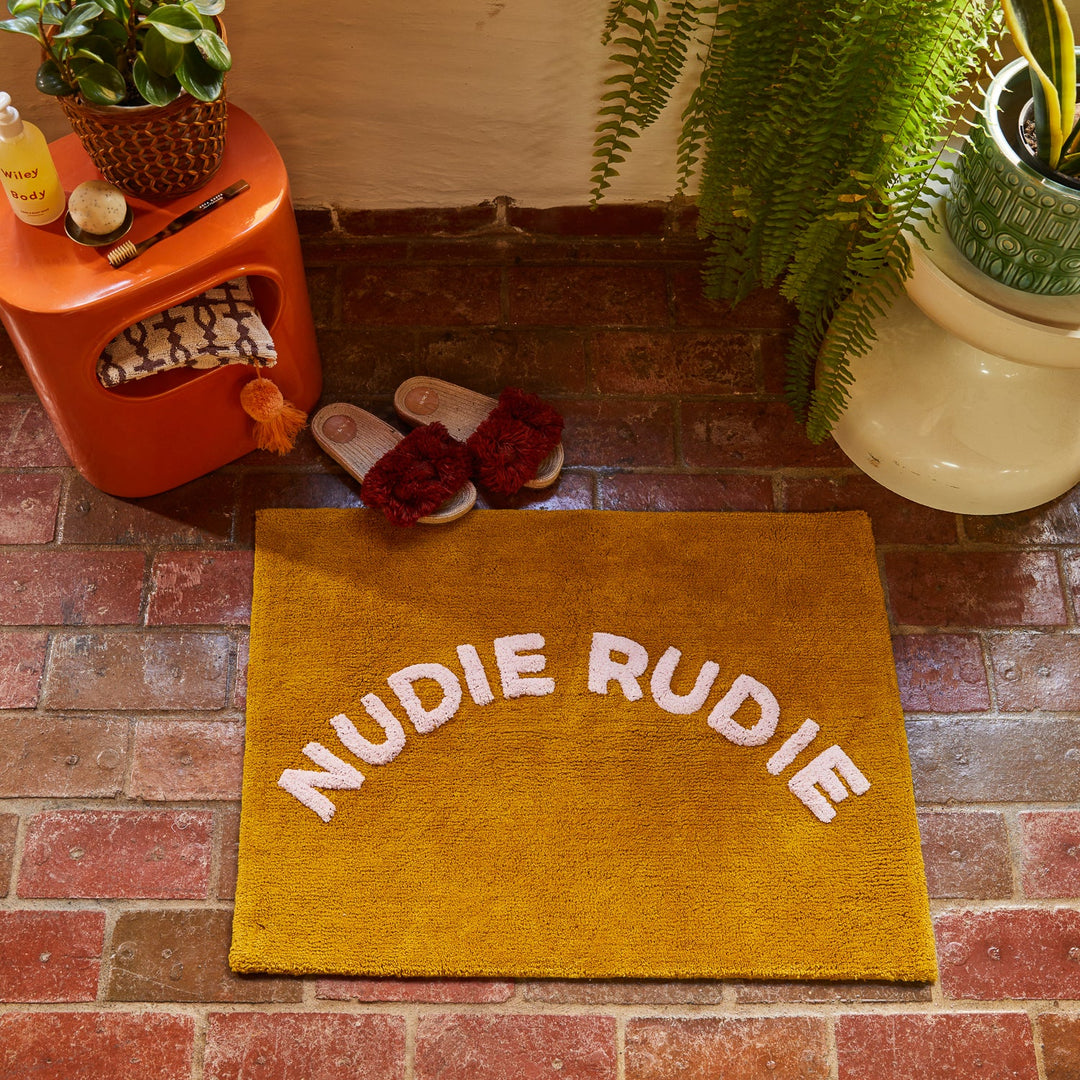 Sage & ClareNudie Rudie Bath Mat -  Pear