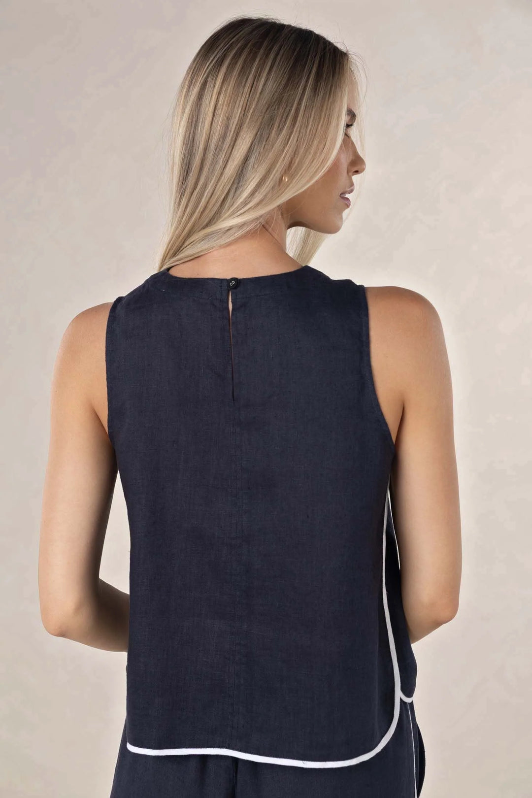 Lugano Navy White Top | Humidity