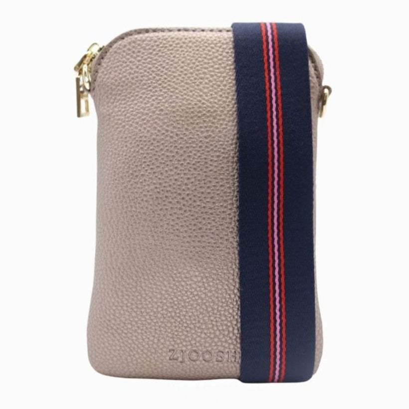 The Wanderer Cross Body Bag by Zjoosh is just the right size to carry a phone, lip gloss, cards and keys. With 4 internal card holders and an external zipper pocket on the back, she keeps all your easy to loose items safe. Available from www.thecollectivenz.com