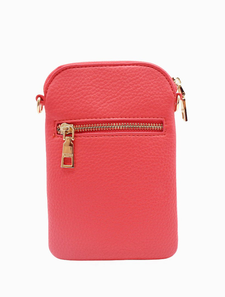 The Wanderer Cross Body Bag by Zjoosh is just the right size to carry a phone, lip gloss, cards and keys. With 4 internal card holders and an external zipper pocket on the back, she keeps all your easy to loose items safe. Available from www.thecollectivenz.com