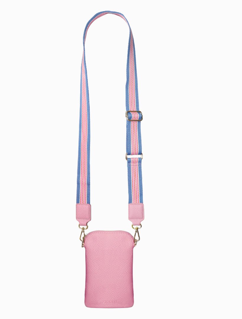 The Wanderer Cross Body Bag by Zjoosh is just the right size to carry a phone, lip gloss, cards and keys. With 4 internal card holders and an external zipper pocket on the back, she keeps all your easy to loose items safe. Available from www.thecollectivenz.com