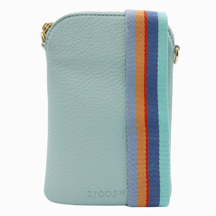 The Wanderer Cross Body Bag by Zjoosh is just the right size to carry a phone, lip gloss, cards and keys. With 4 internal card holders and an external zipper pocket on the back, she keeps all your easy to loose items safe. Available from www.thecollectivenz.com