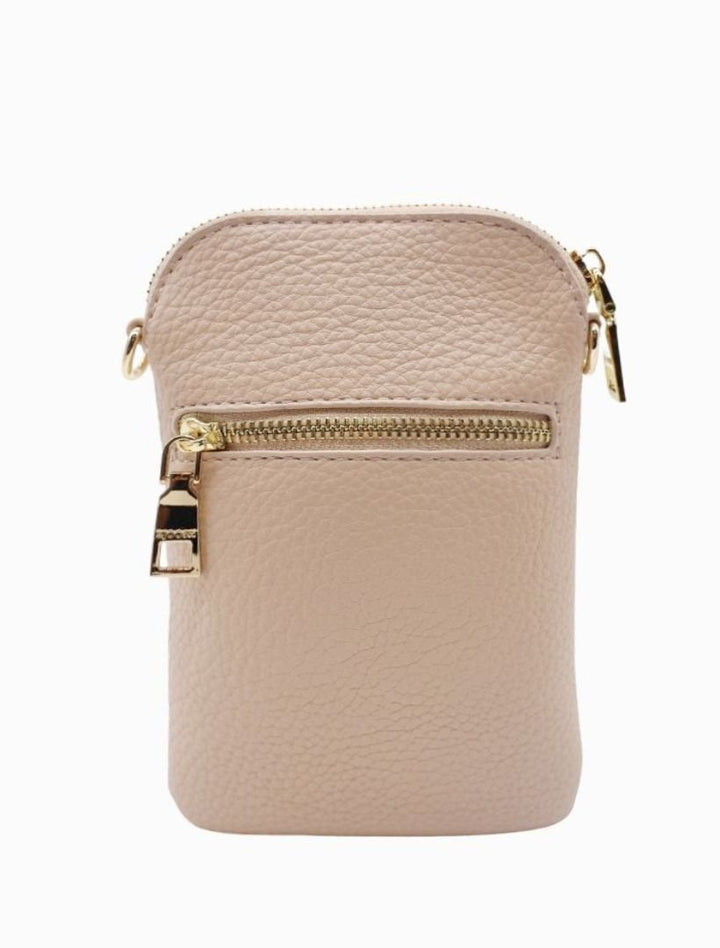 The Wanderer Cross Body Bag by Zjoosh is just the right size to carry a phone, lip gloss, cards and keys. With 4 internal card holders and an external zipper pocket on the back, she keeps all your easy to loose items safe. Available from www.thecollectivenz.com