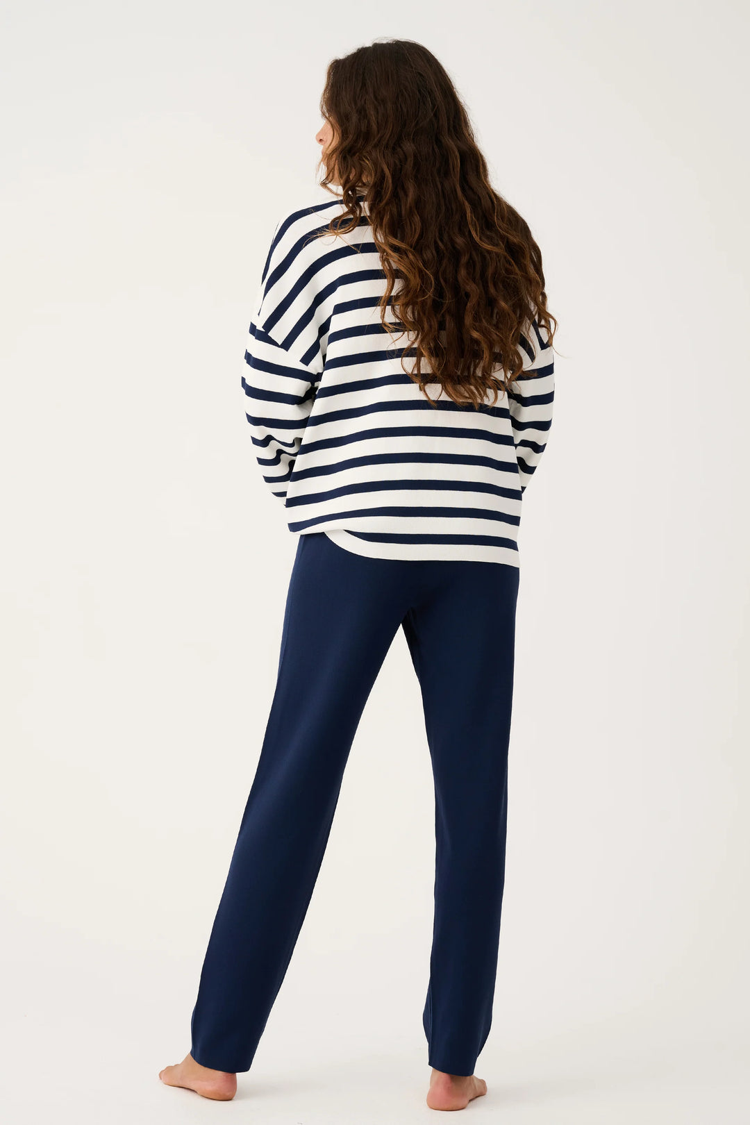 CW Rae Knit - Navy Stripe