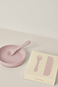 Tiny Table silicone plate + spork available from www.thecollectivenz.com