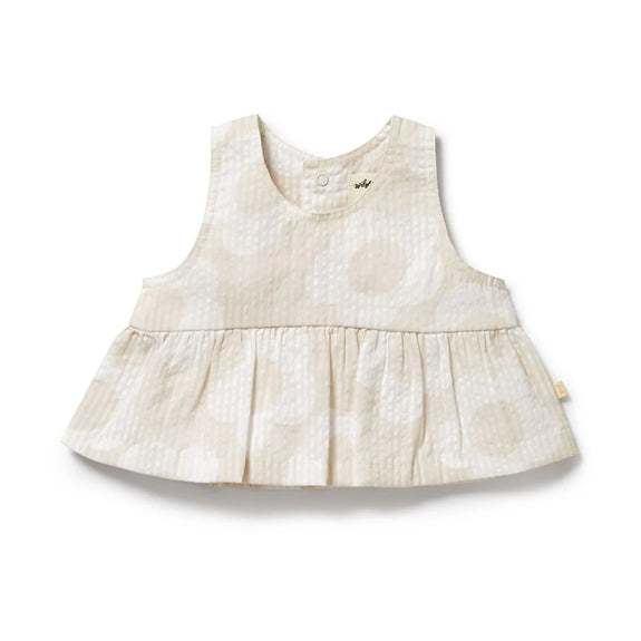 Wilson & Frenchy Beige baby top on a white background