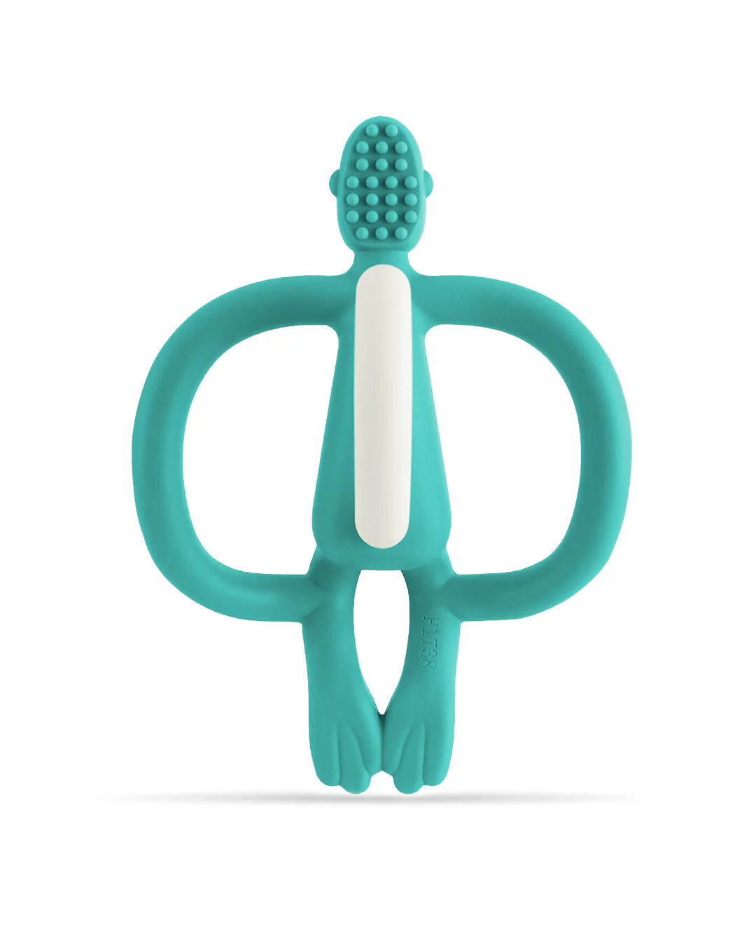 Monkey Teething Toy and Gel Applicator - Emerald Green