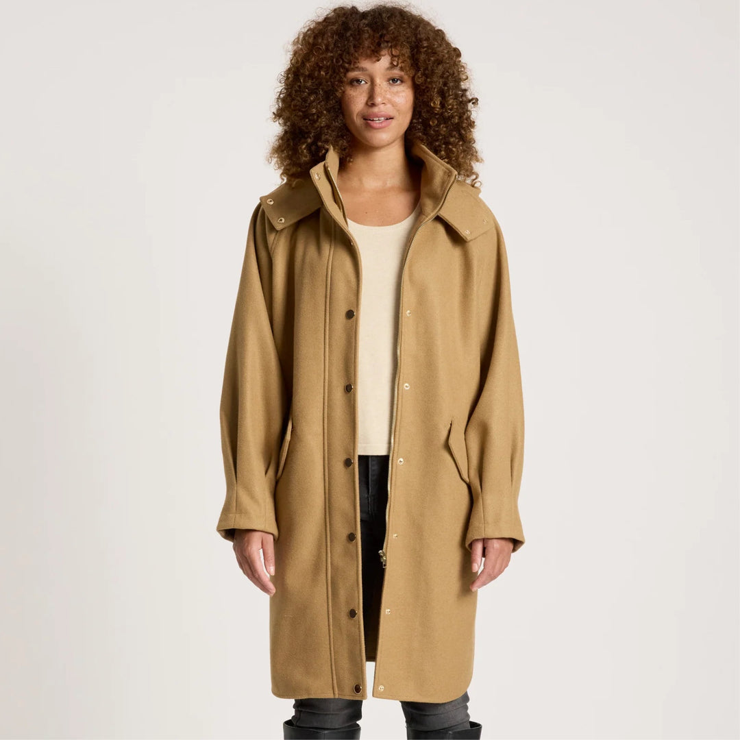 Sable Hood Jacket  - Mocha