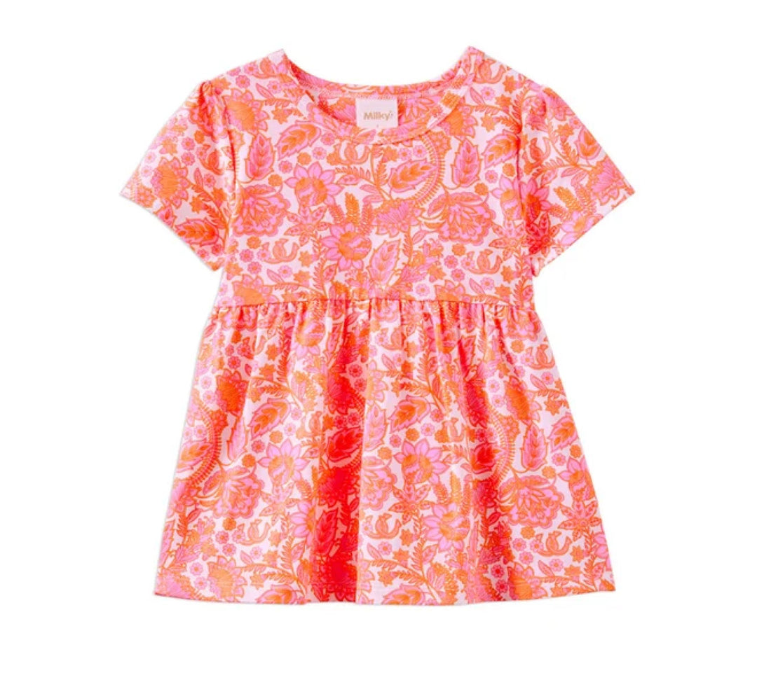 Milky Wild Paisley Swing Tee