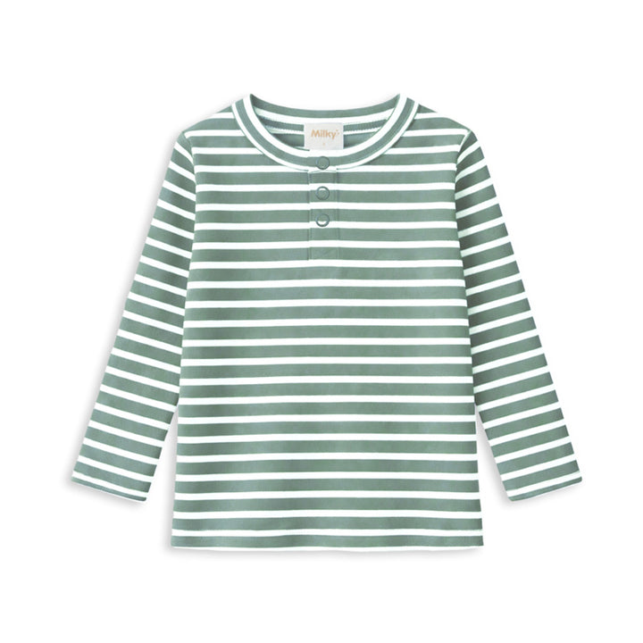Fern Stripe Henley
