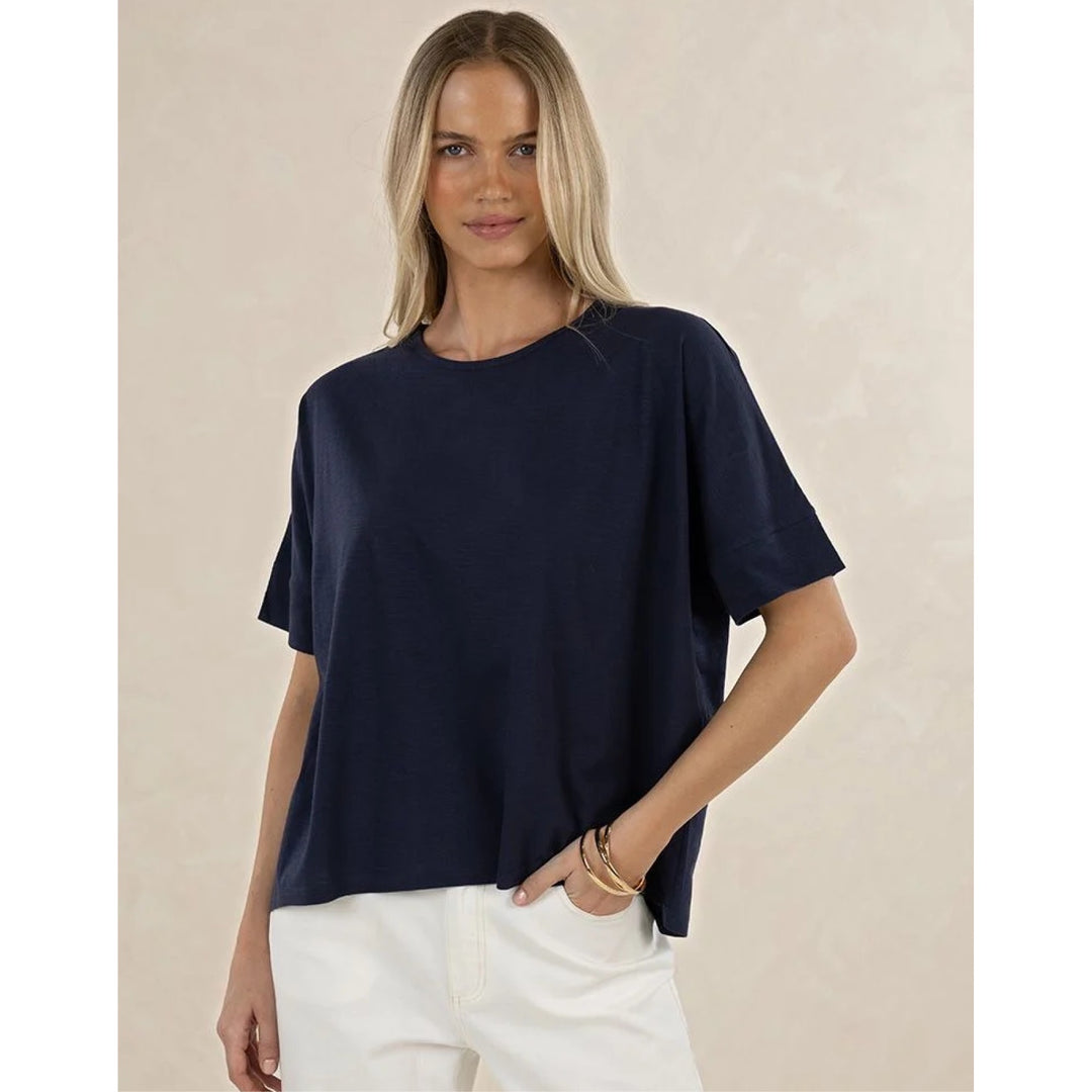 Navy Dippy Tee | Humidity