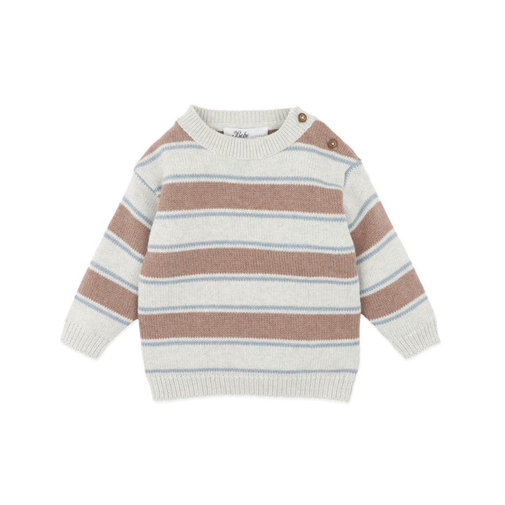 Alvin Stripe Organic Knitted Jumper