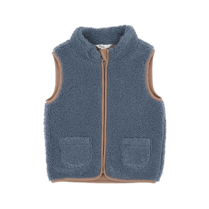 Blue Sherpa Vest
