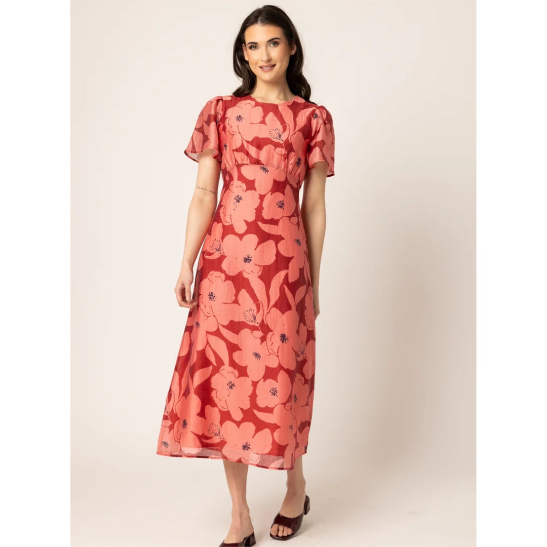 Angle Dress Pink Bloom | Seeking Lola