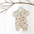 Aster & Oak lion zip romper available from www.thecollectivenz.com